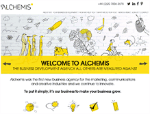 Tablet Screenshot of alchemis.co.uk